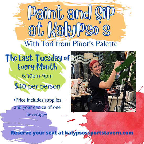 Paint at Kalypso's Sports Tavern- 
